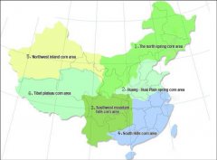 Corn Distribution Area in China