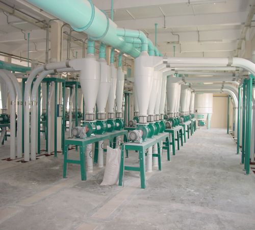 first floor of flour milling plant