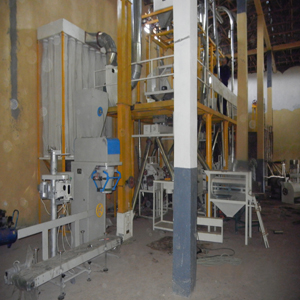 under construction flour mill project