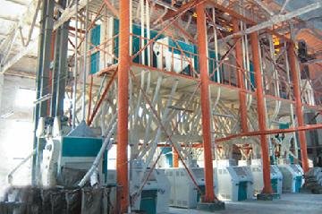 steel structure flour machine